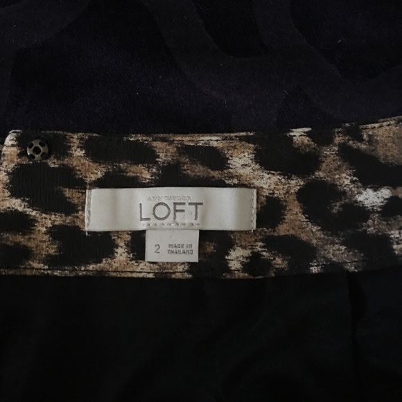 LOFT Dresses & Skirts - Fall Fashion Leopard Pencil Skirt